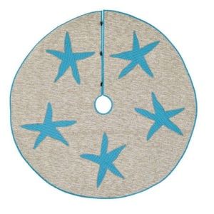**Brand New Coastal Christmas Tree Skirt**
